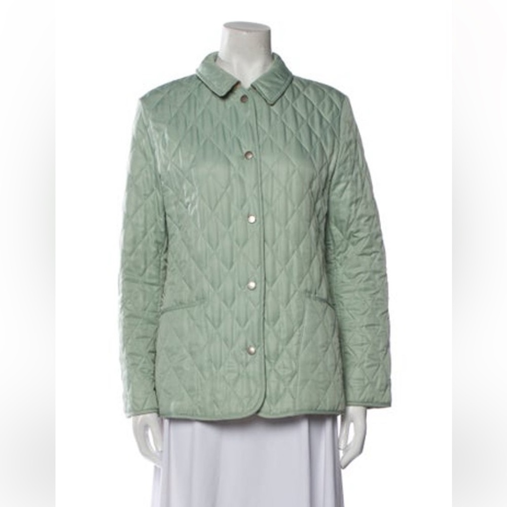 Burberry Brit Utility Jacket XS Mint Green
